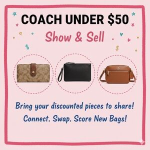 Coach Under $50 Sort of Silent Share Show